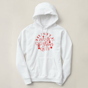 Hustle Hit & Never Quit Tennis Pickleball Hoodie