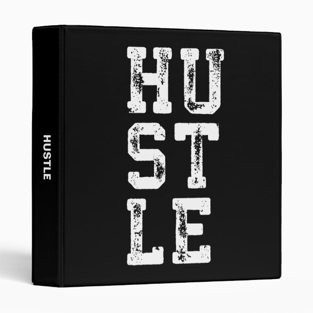 HUSTLE - Inspirational Binder (Front/Spine)