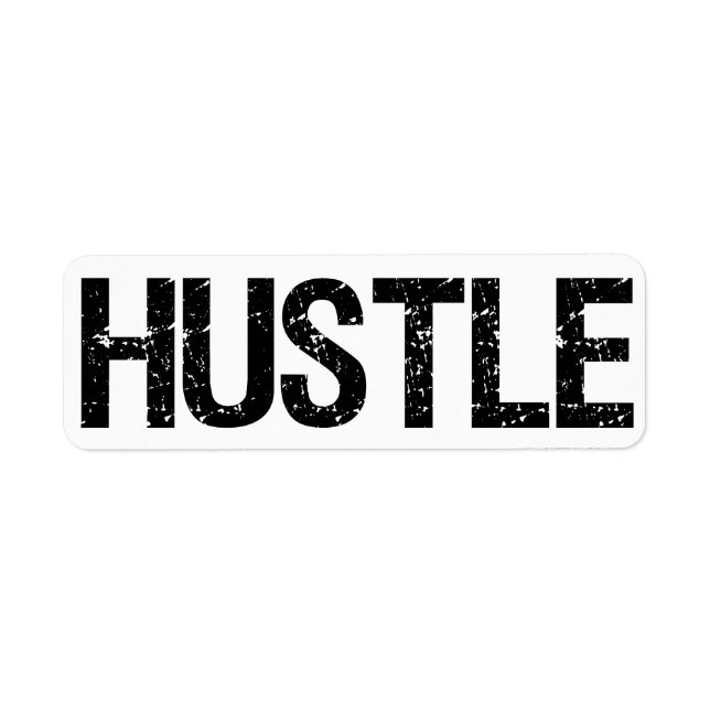 Hustle Label (Front)