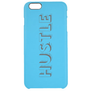 Hustle Modern Typography Clear iPhone 6 Plus Case