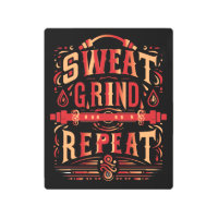 Hustle & Muscle Wall Art for Fitness & Business