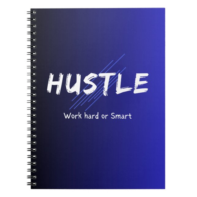 Hustle Spiral Photo Notebook (Front)