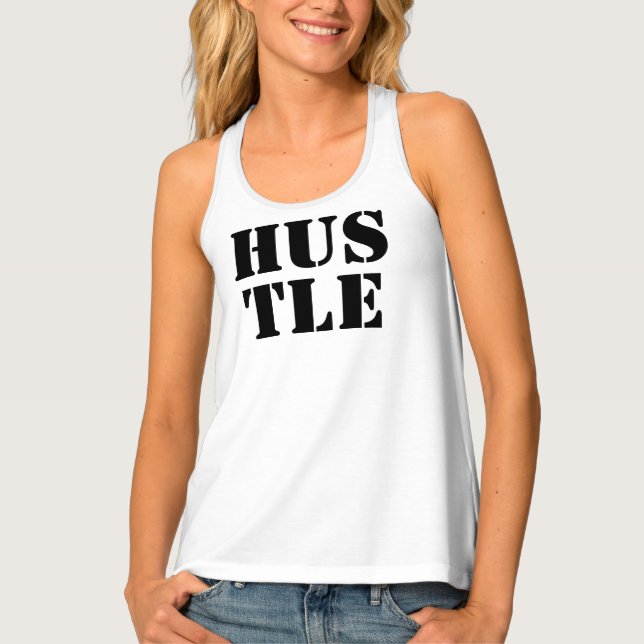 HUSTLE TANK TOP (Front)