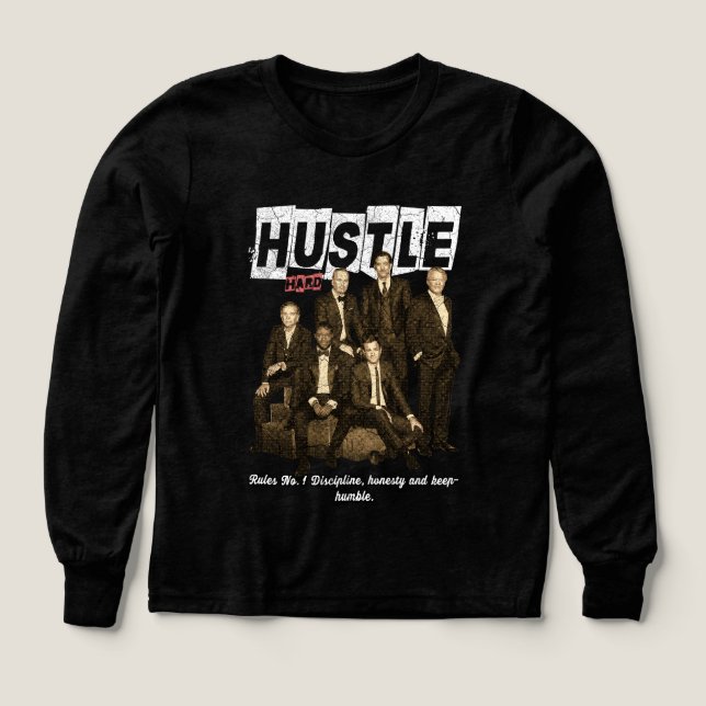 Hustle Tri-Blend Shirts (Design Front)