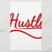 Hustle Typography Art (Front)