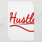 Hustle Typography Art (Front/Back)