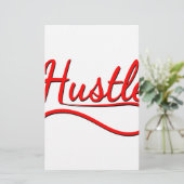 Hustle Typography Art (Standing Front)