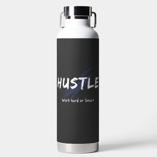 Hustle Water Bottle (Front)
