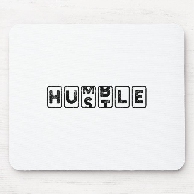 Hustlehumble - Motivation  Mouse Pad (Front)