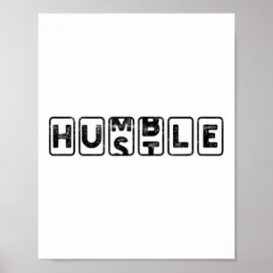 Hustlehumble - Motivation  Poster