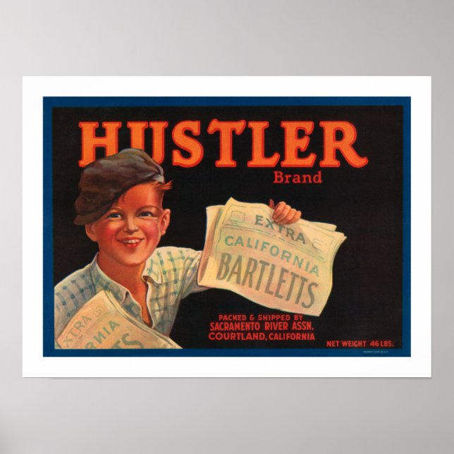 Hustler Brand Barletts Poster (Front)