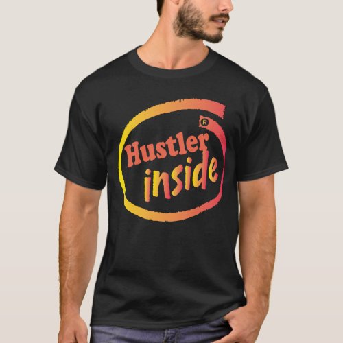 hustler Inside logo T_Shirt
