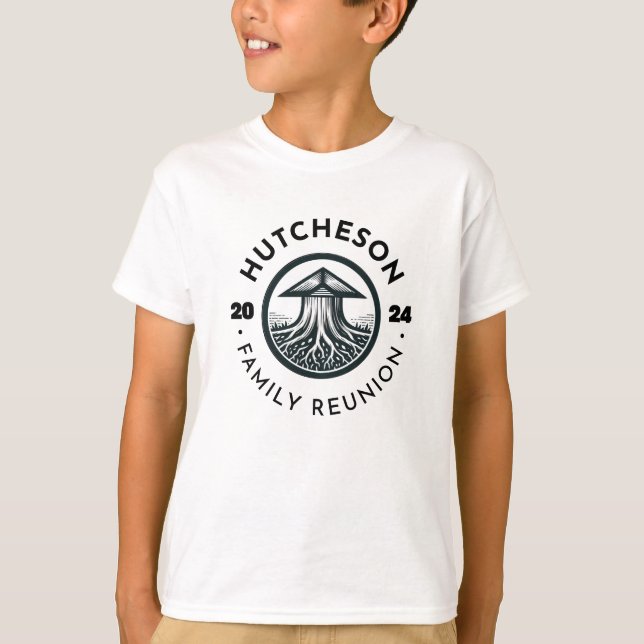Hutcheson Family Reunion 2024 Kids Tshirt (Front)