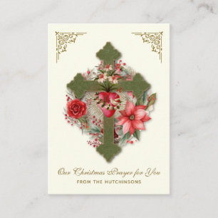 Hutchinson Christmas Prayer Enclosure Card