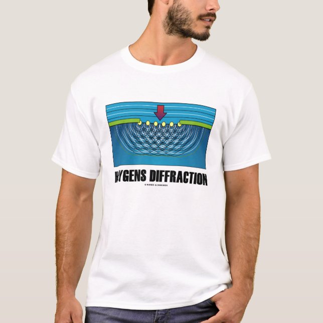 Huygens Diffraction T-Shirt (Front)