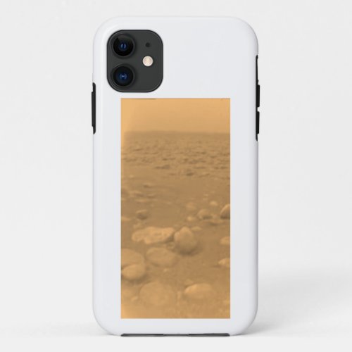 Huygens first image of the surface of Titan iPhone 11 Case