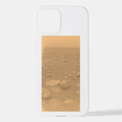 Huygens first image of the surface of Titan iPhone 12 Case