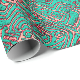 Huyuco Copper Green Wrapping Paper