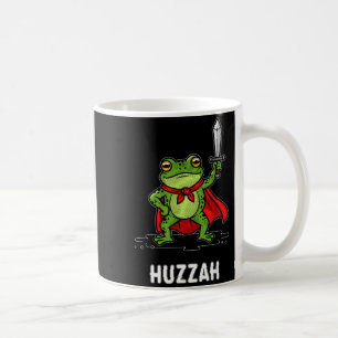 Huzzah Frog Coffee Mug