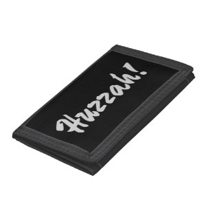 Huzzah! hurrah trifold wallet