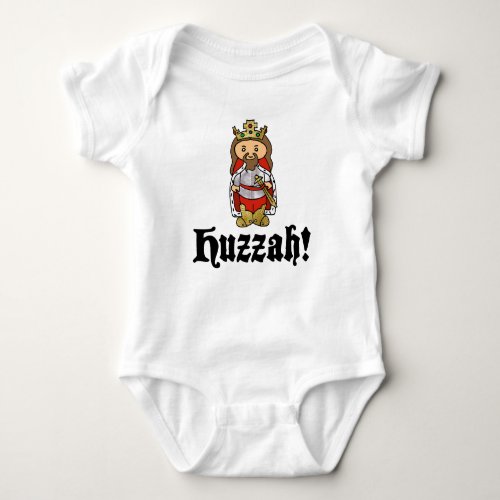 HUZZAH King Arthur baby bodysuit t shirt