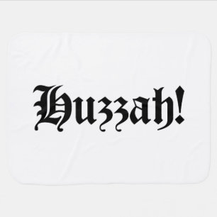 Huzzah! {Medieval Typography} Baby Blanket