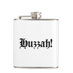 Huzzah! {Medieval Typography} Flask