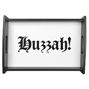Huzzah! {Medieval Typography} Serving Tray