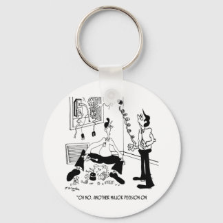 HVAC Cartoon 7590 Keychain