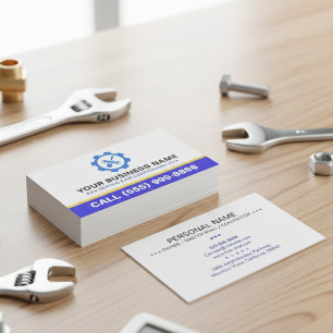 HVAC Heating Air Conditioning   Professional HVAC Business Card