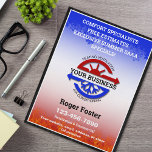 HVAC Heating and Air Conditioning Flyer<br><div class="desc">With the HVAC Heating and Air Conditioning Flyer,  you will stand out with this modern simplistic style. Easily personalize with your information and add your transparent logo to design or use this one.</div>
