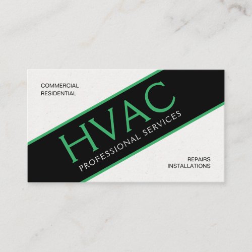 HVAC Heating  Cooling Professional Business Card