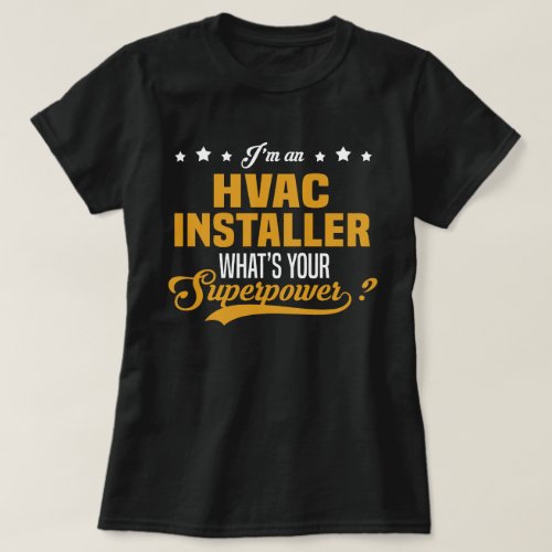 HVAC Installer T_Shirt