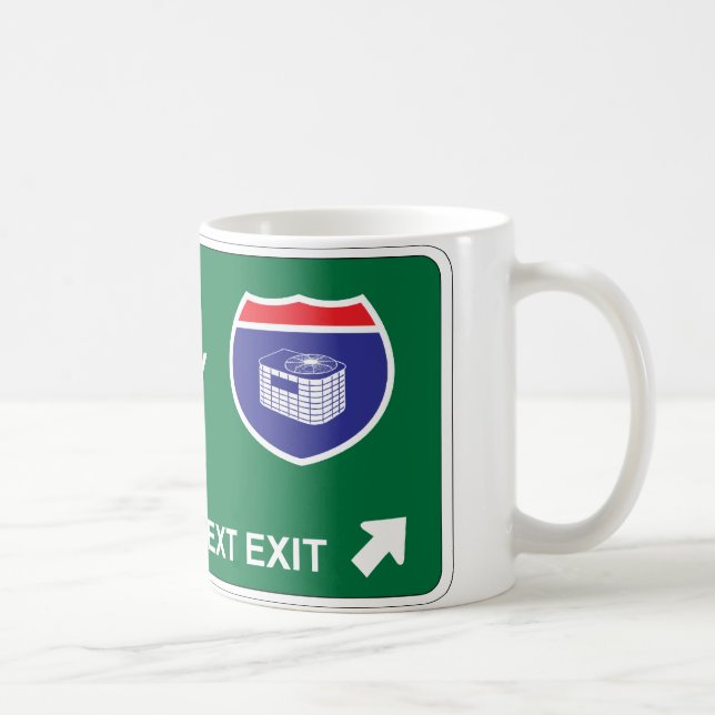 HVAC Next Exit Coffee Mug (Right)