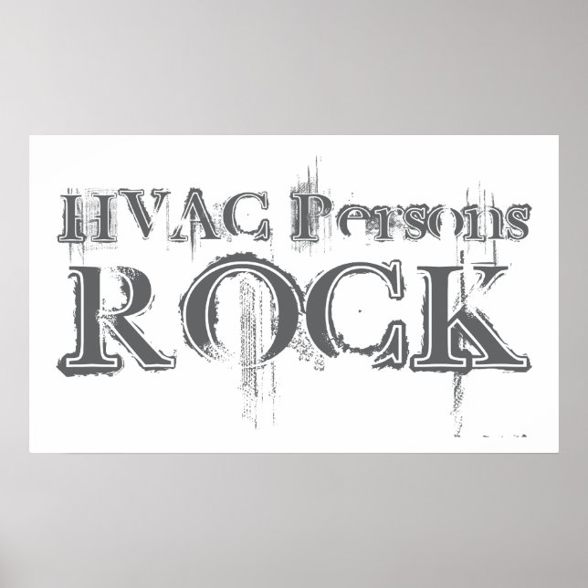 HVAC Persons Rock Poster (Front)
