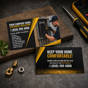 HVAC Repair & Installation Business Card