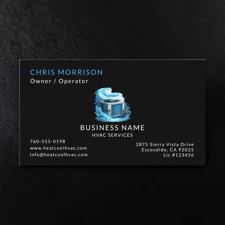 Hvac Services Business Card