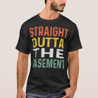 HVAC Shirts For Men Straight Outta The Basement Fu