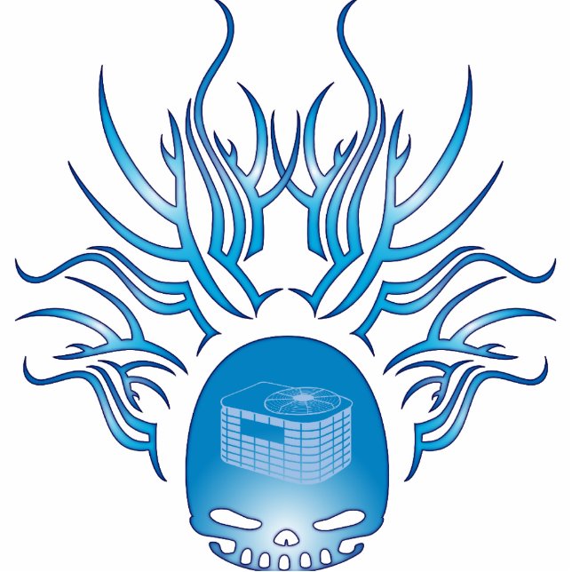 HVAC Skull Cutout (Front)