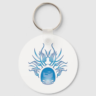 HVAC Skull Keychain