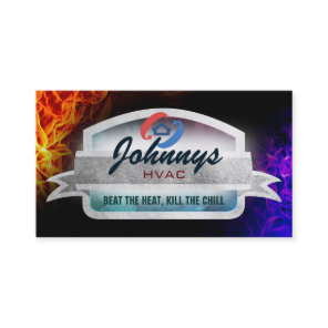 HVAC Slogans Business Cards
