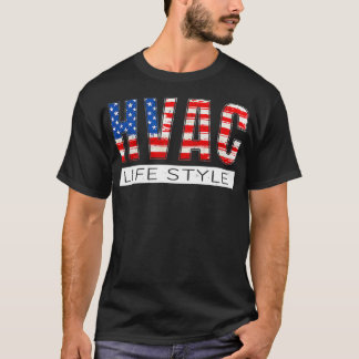 HVAC Tech Cooling Heating Refrigeration Technician T-Shirt