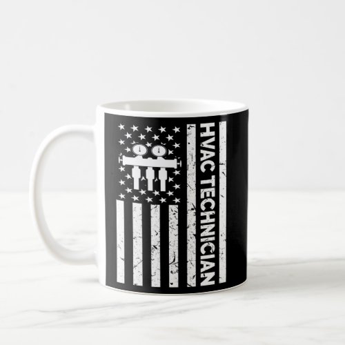 Hvac Tech Flag Coffee Mug