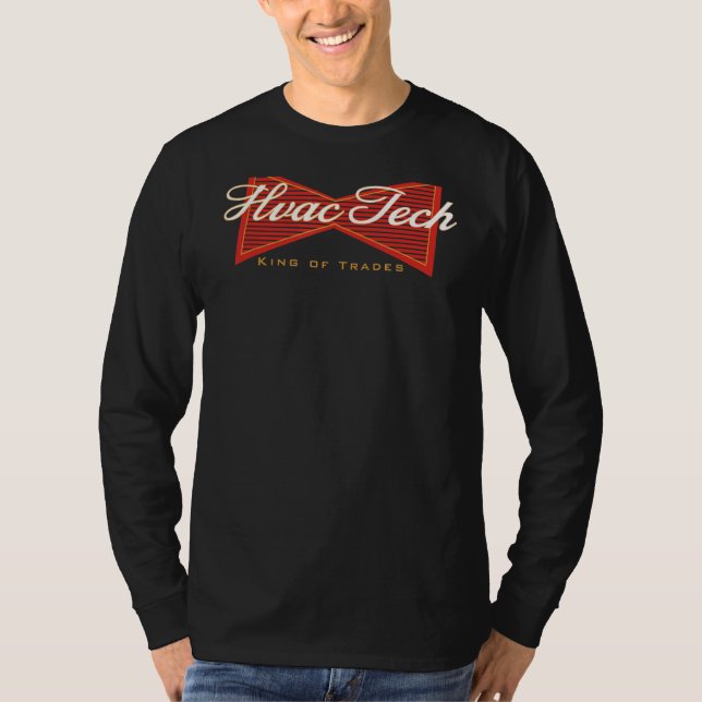 Hvac Tech King Of Trades Mens T-Shirt (Front)