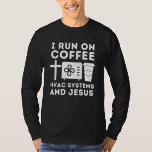 Hvac Technician Air Conditioner Repairing   Coffee T-Shirt