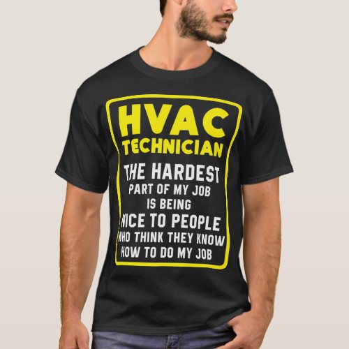 HVAC Technician Funny HVAC Tech Premium _34  T_Shirt