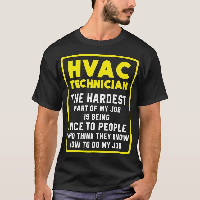 HVAC Technician Funny HVAC Tech Premium _34  T-Shirt (Front)