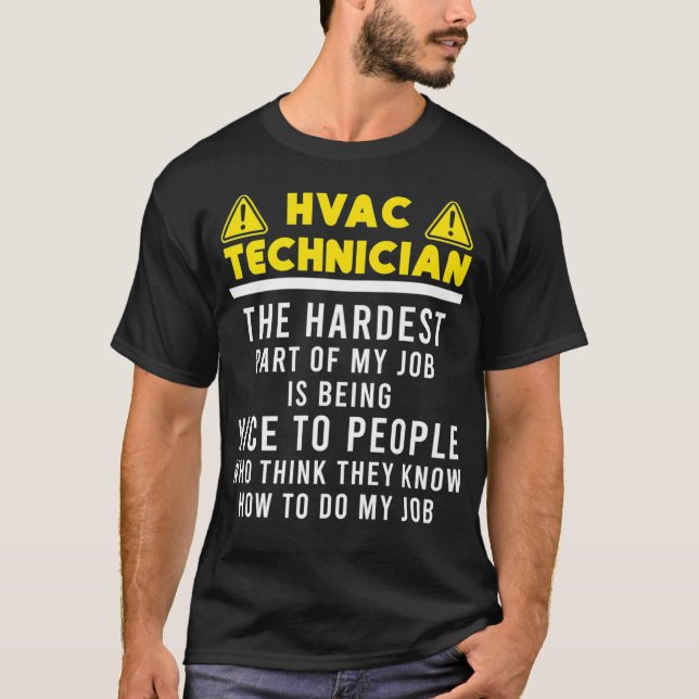 HVAC Technician Funny HVAC Tech Premium _55  T-Shirt (Front)