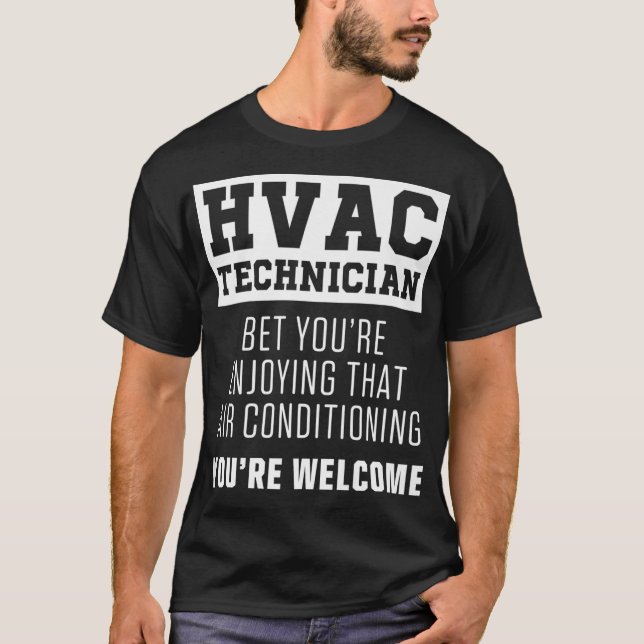 HVAC Technician Funny HVAC Tech Premium _8  T-Shirt (Front)
