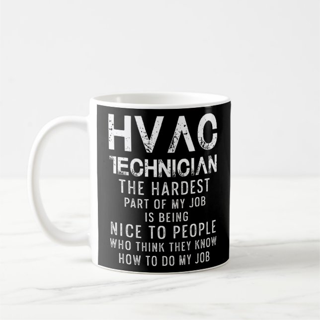 Hvac Technician  Hvac Tech   12  Coffee Mug (Left)